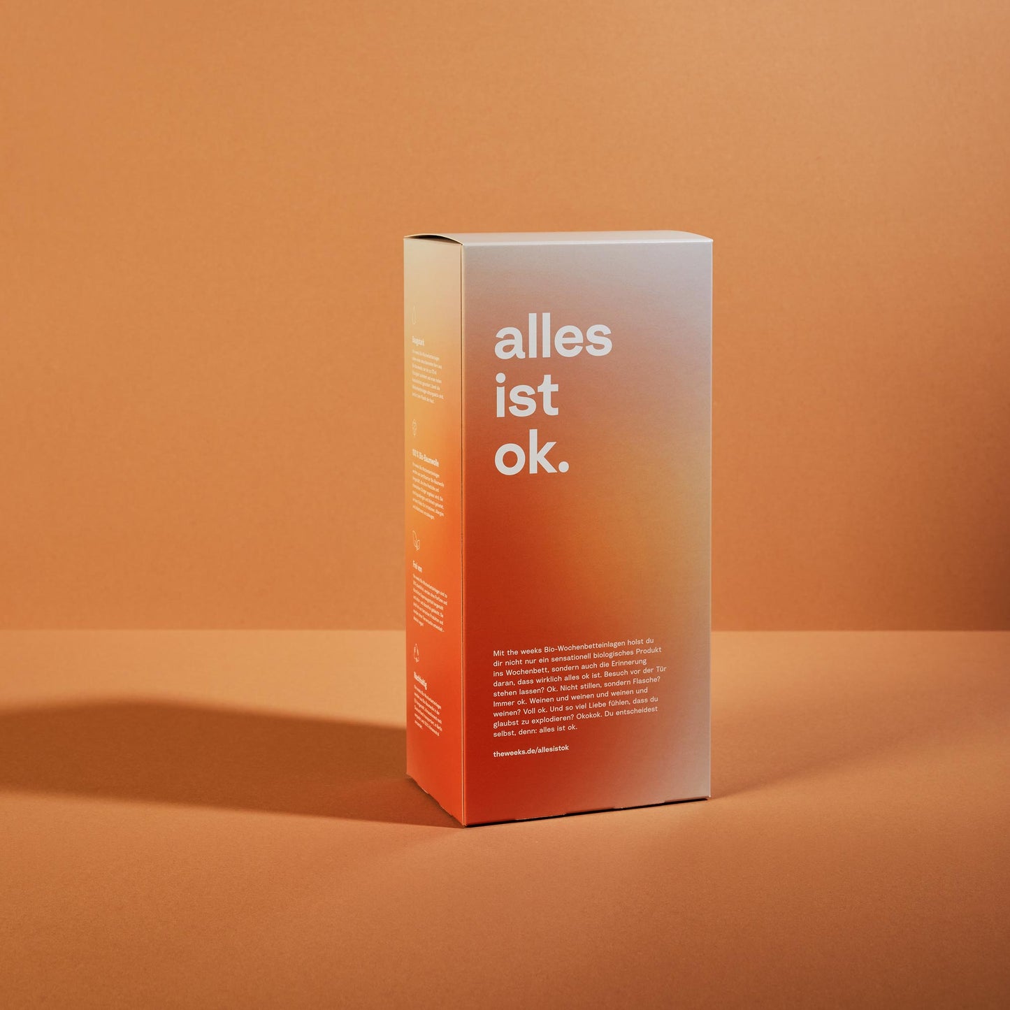 Økologiske post partum bind - til de første dage