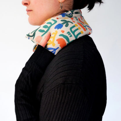 Varmepude med hvedekerner og lavendel