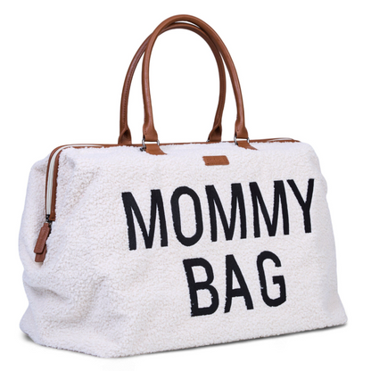 Mommy Bag® stor pusletaske - Teddy - Ecru