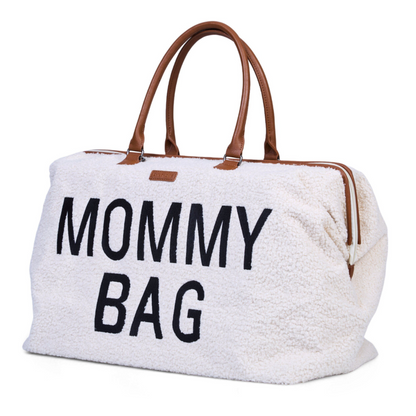 Mommy Bag® stor pusletaske - Teddy - Ecru