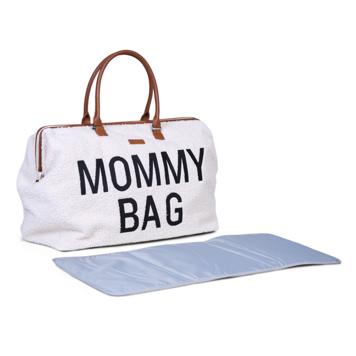 Mommy Bag® stor pusletaske - Teddy - Ecru