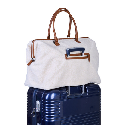 Mommy Bag® stor pusletaske - Teddy - Ecru