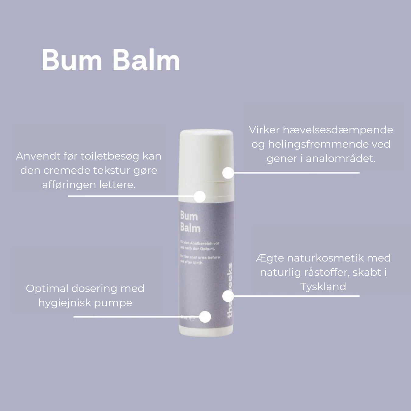 Bum Balm - lugnande kräm för anala obehag