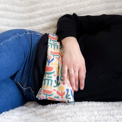 Varmepude med hvedekerner og lavendel