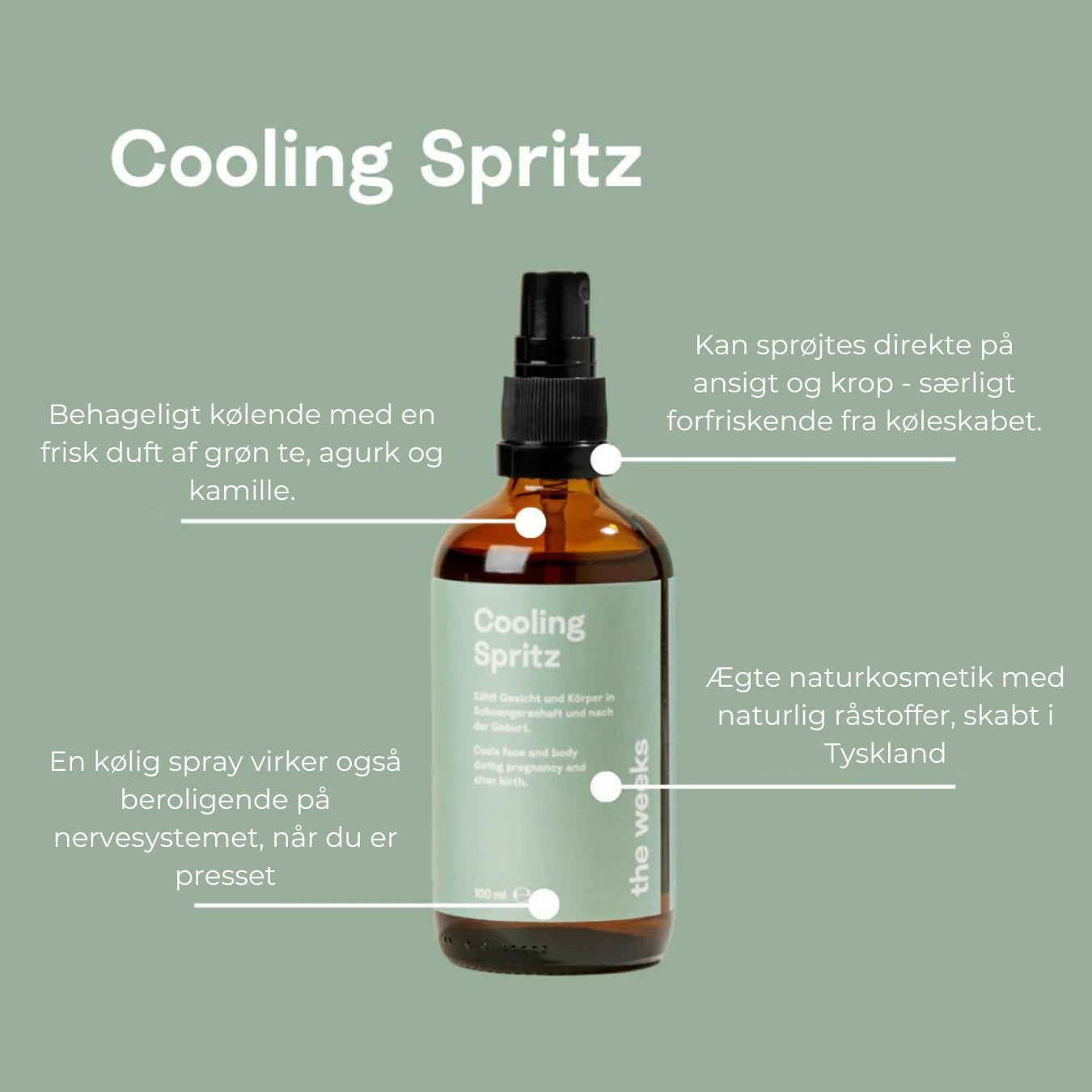 Cooling Spritz - til tunge ben og når du har det varmt