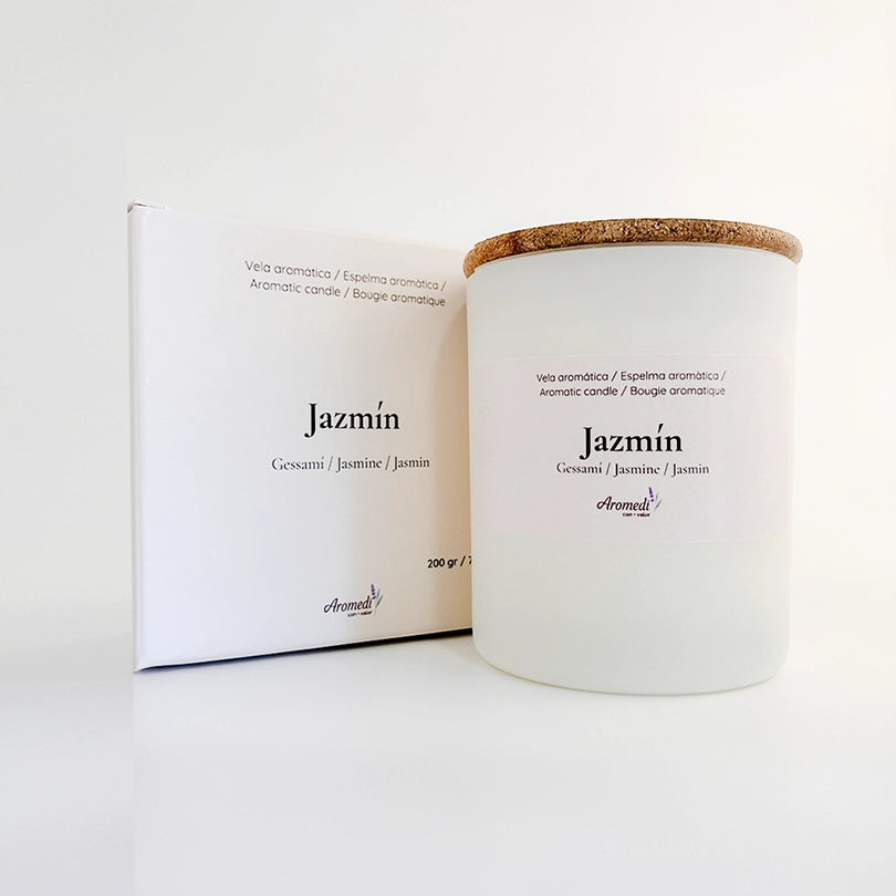 Duftlys i soja med naturlige æteriske olier