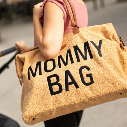Mommy Bag® stor skötväska - Teddy - Beige
