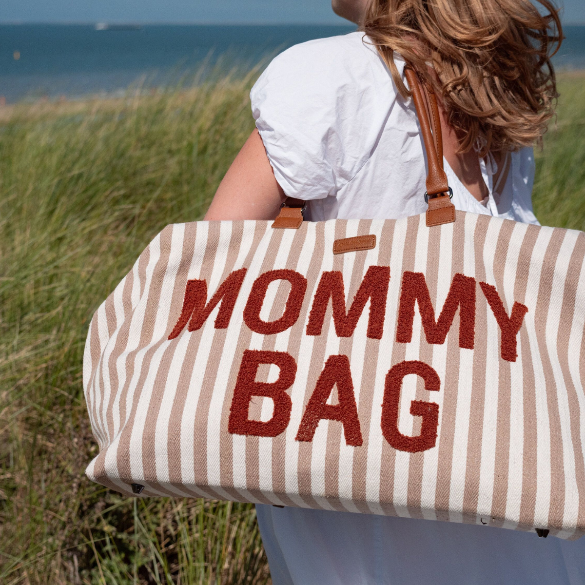 Mommy Bag® stor pusletaske - Stripes
