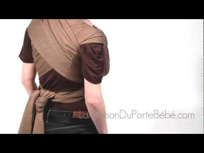 Schnellwickel Leo Café aus 100 % Baumwolle