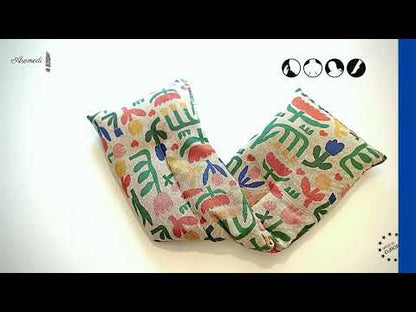 Varmepude med hvedekerner og lavendel