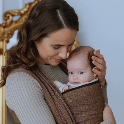 Schnellwickel Leo Café aus 100 % Baumwolle