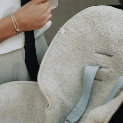 Insert for car seat and stroller in 100% merino wool