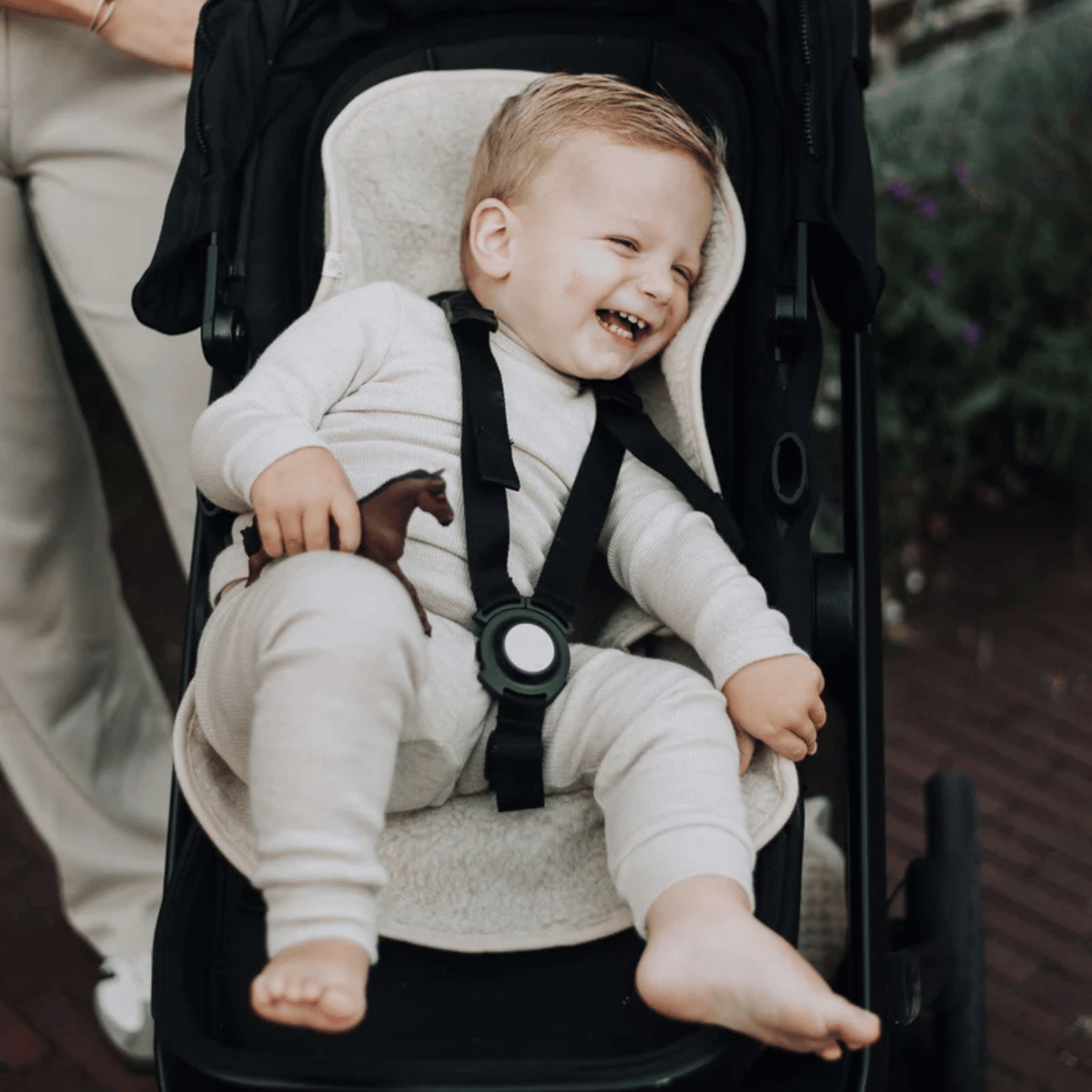 Insert for car seat and stroller in 100% merino wool